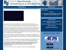 Tablet Screenshot of intramurals.keanathletics.com